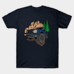 Ford Bronco Design - Dark Blue T-Shirt